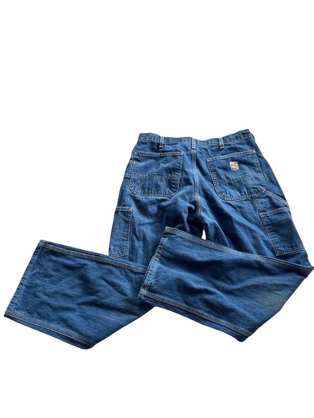 Vintage Carhartt Blue Denim Carpenter Jeans size 34x30